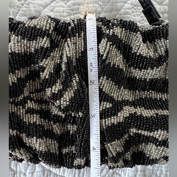 Staud Zebra beaded bean bag - Picture 12 of 13